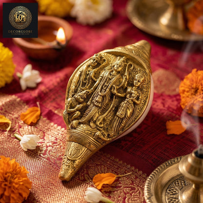Decorative Brass Shankh