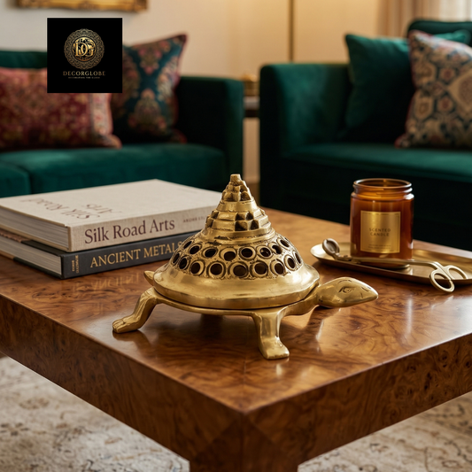 Golden Turtle Incense Burner