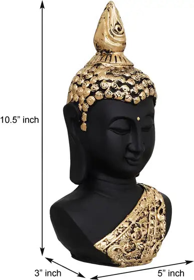 Buddha head sculpture