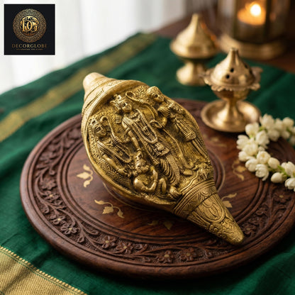 Decorative Brass Shankh