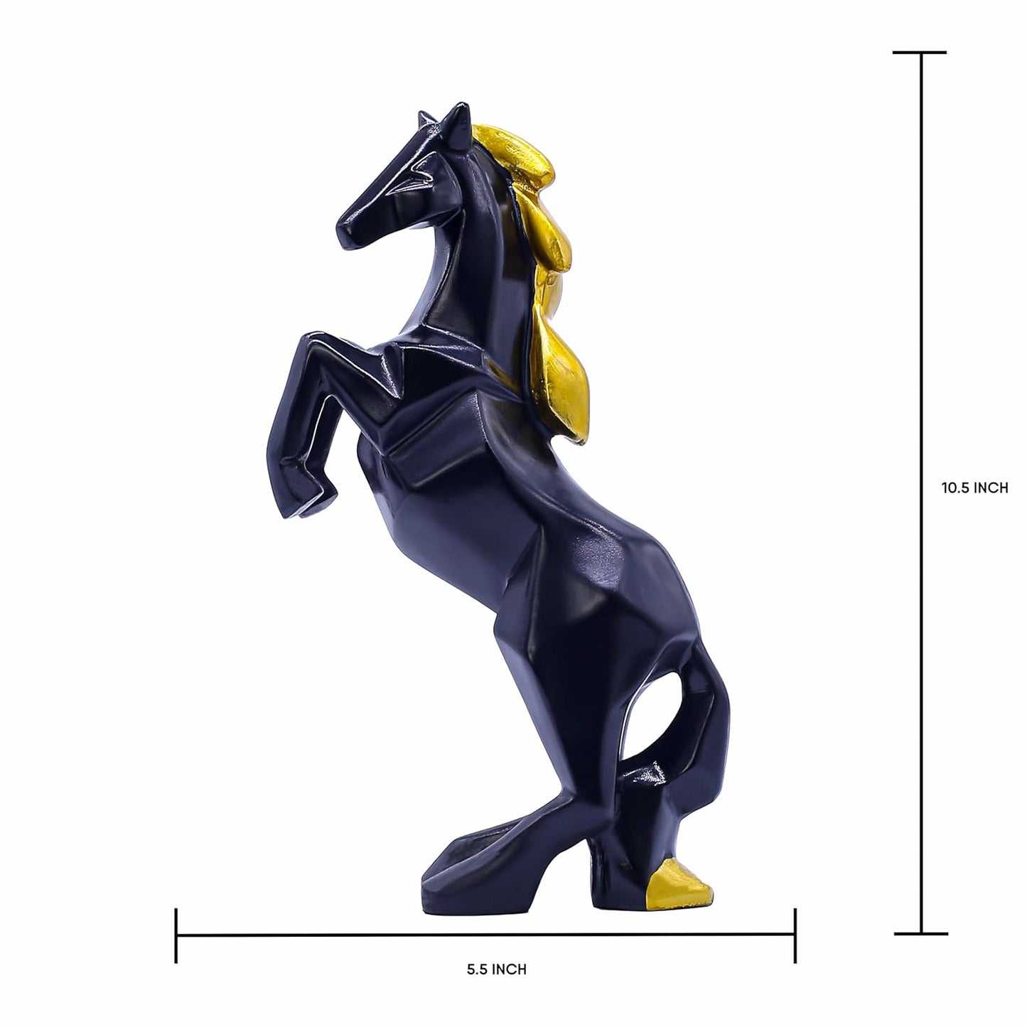 Jumping Horse Decorative Sculpture Piece
