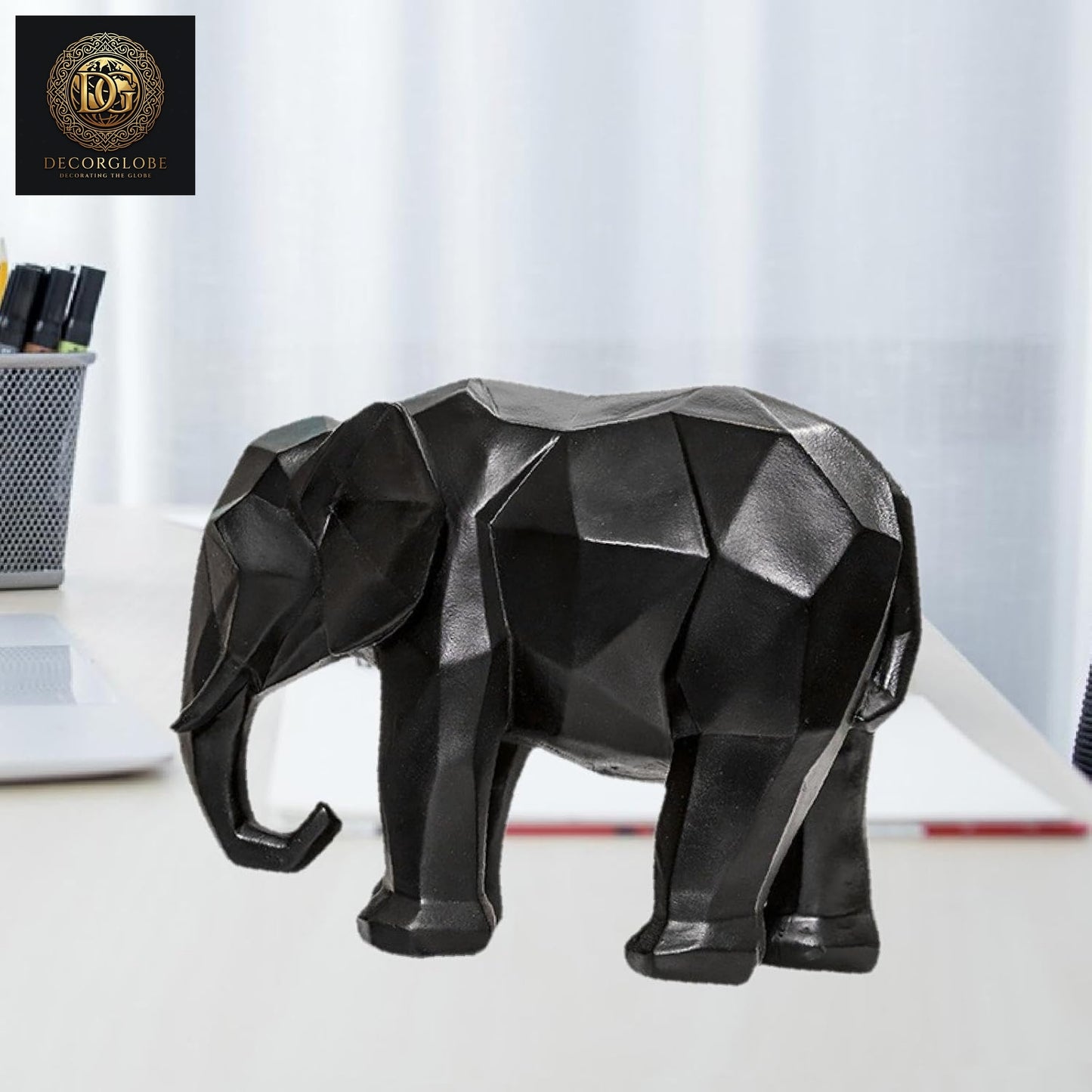 Geometric Elephant Statue