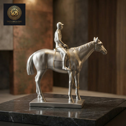 Equestrian Rider Sculpture