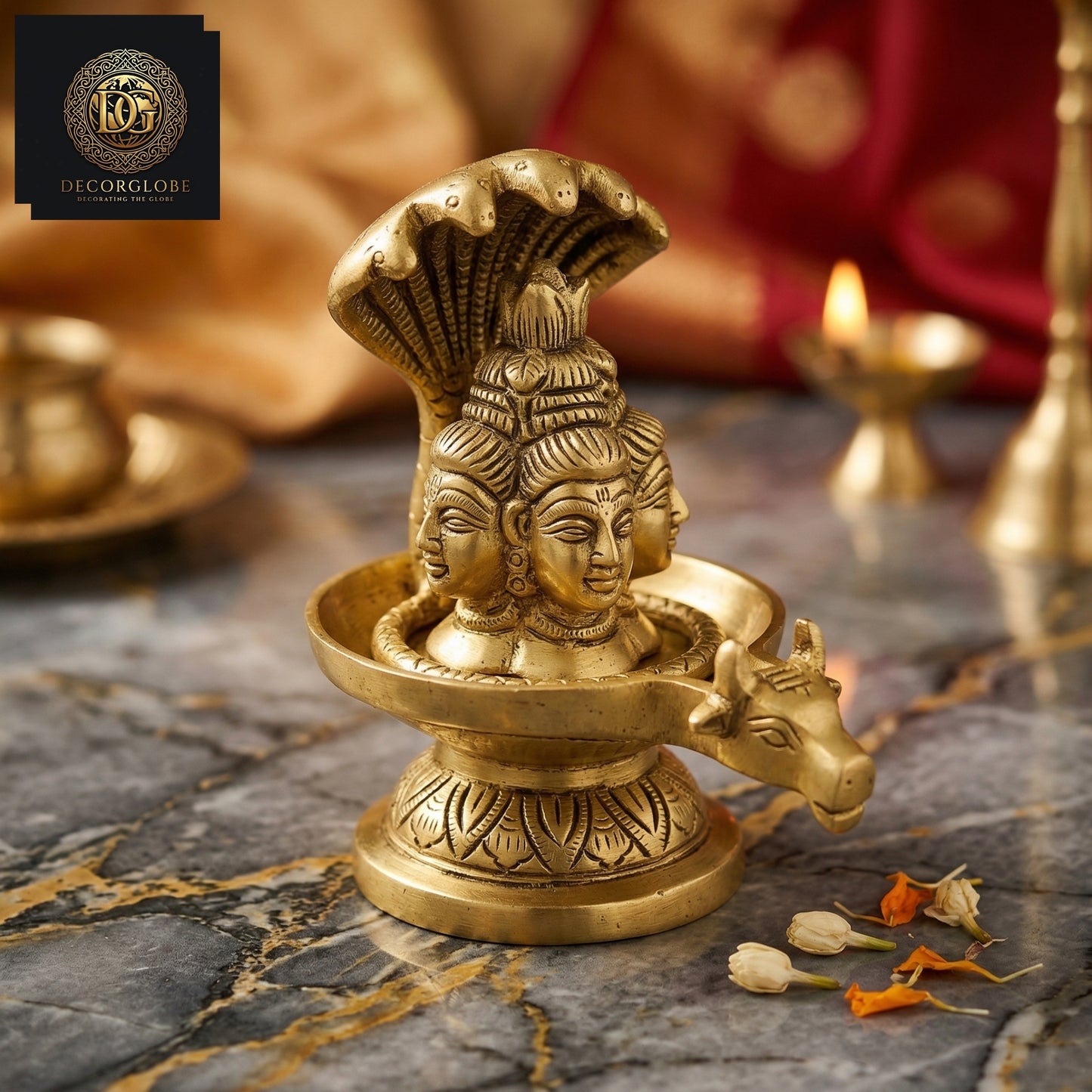 Shivling Brass Idol