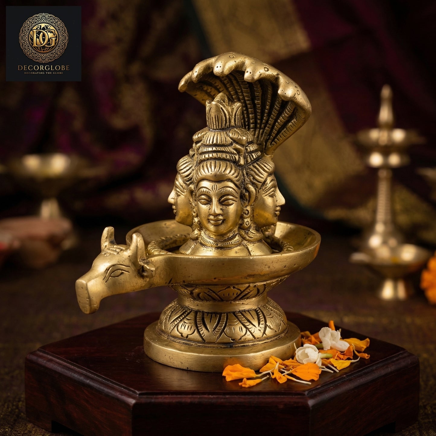 Shivling Brass Idol