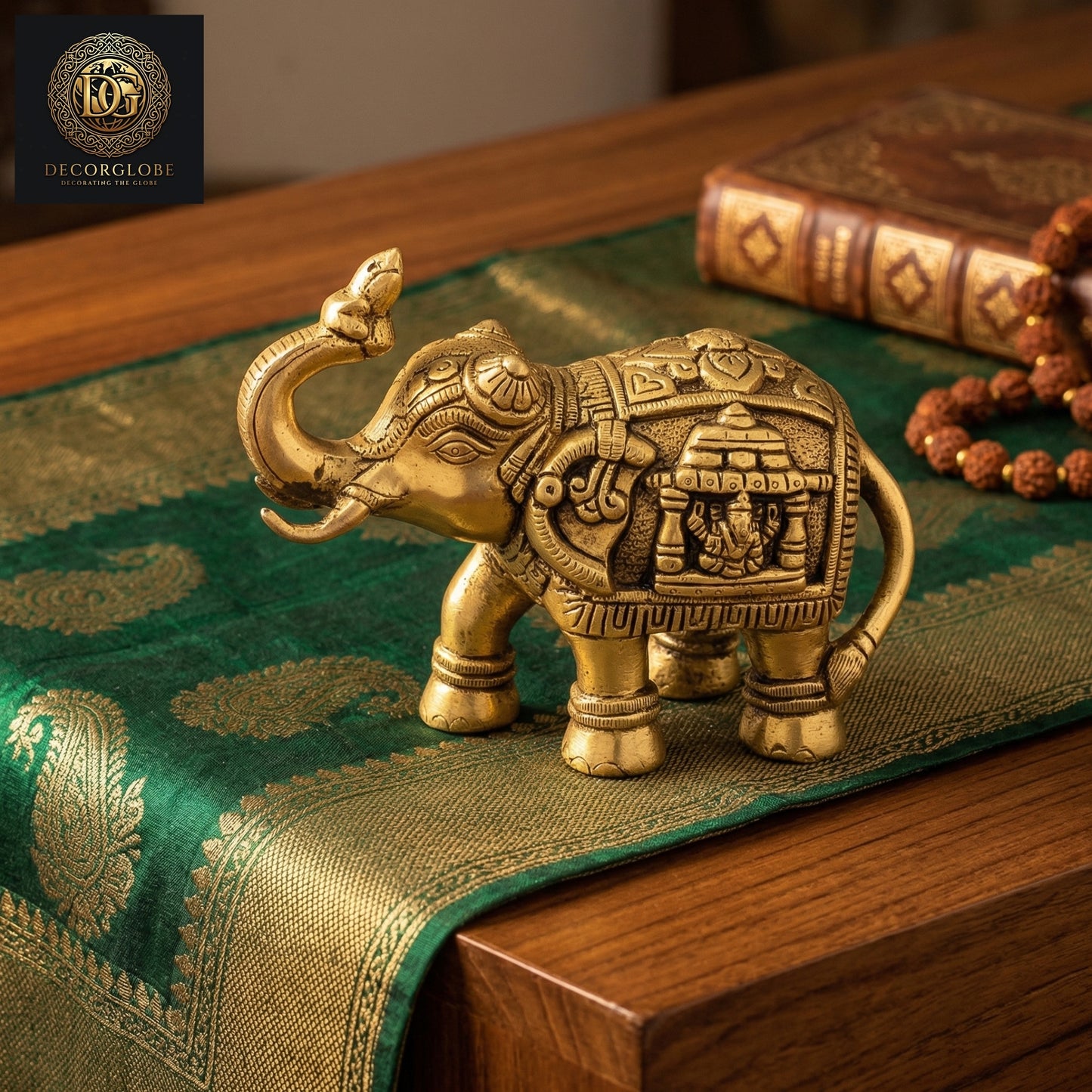 Decorative Brass Elephant Figurine