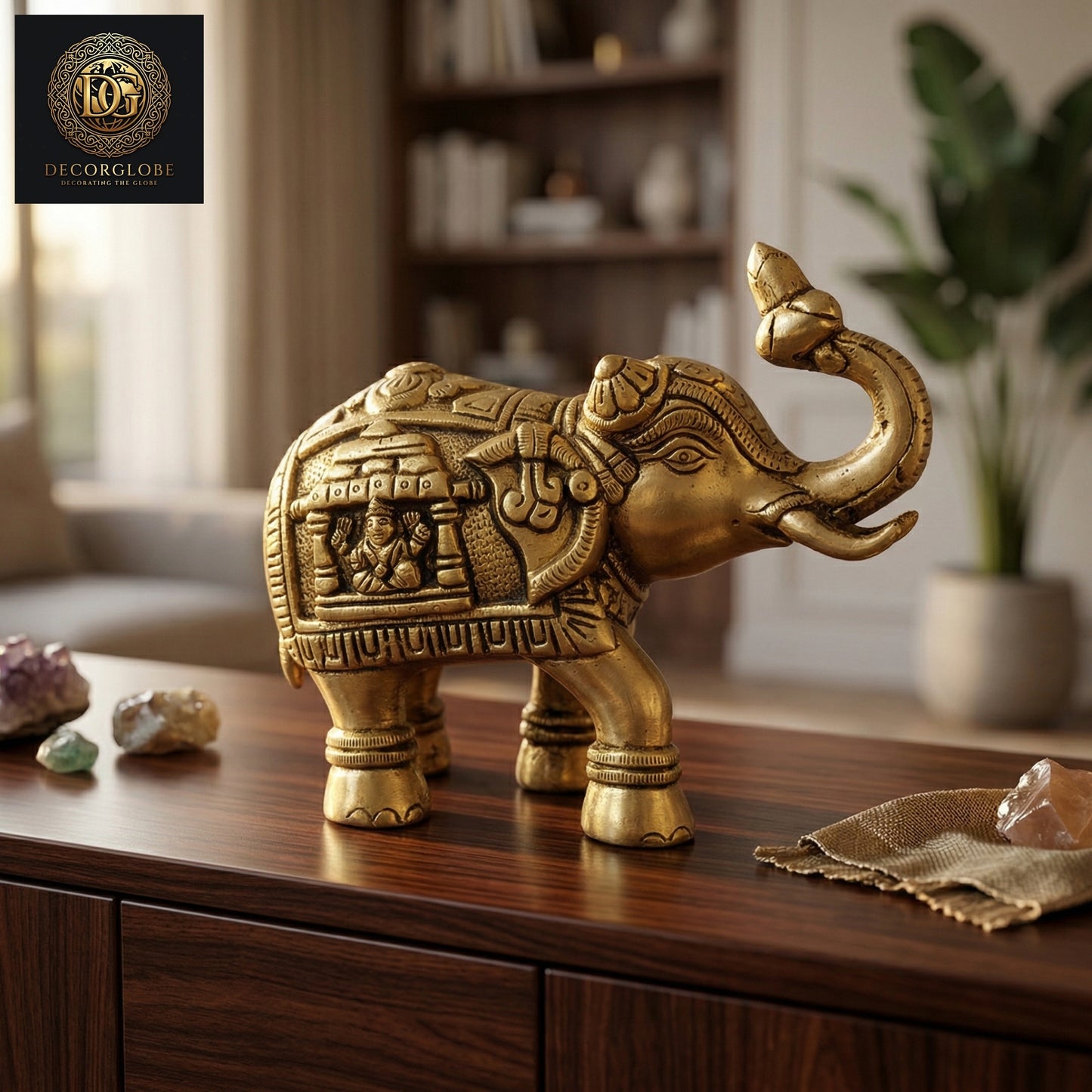 Decorative Brass Elephant Figurine