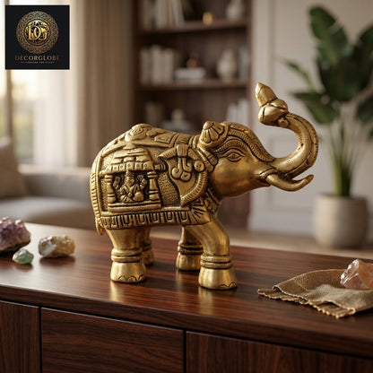 Decorative Brass Elephant Figurine