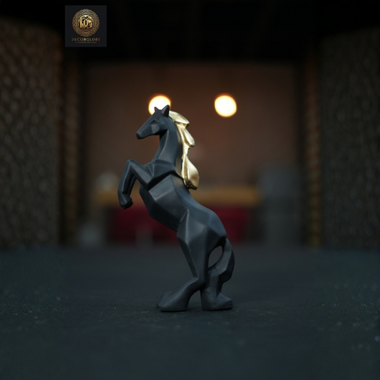 Jumping Horse Decorative Sculpture Piece