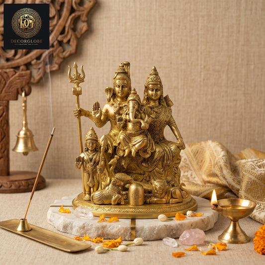 Shiv Parivaar Brass Idol