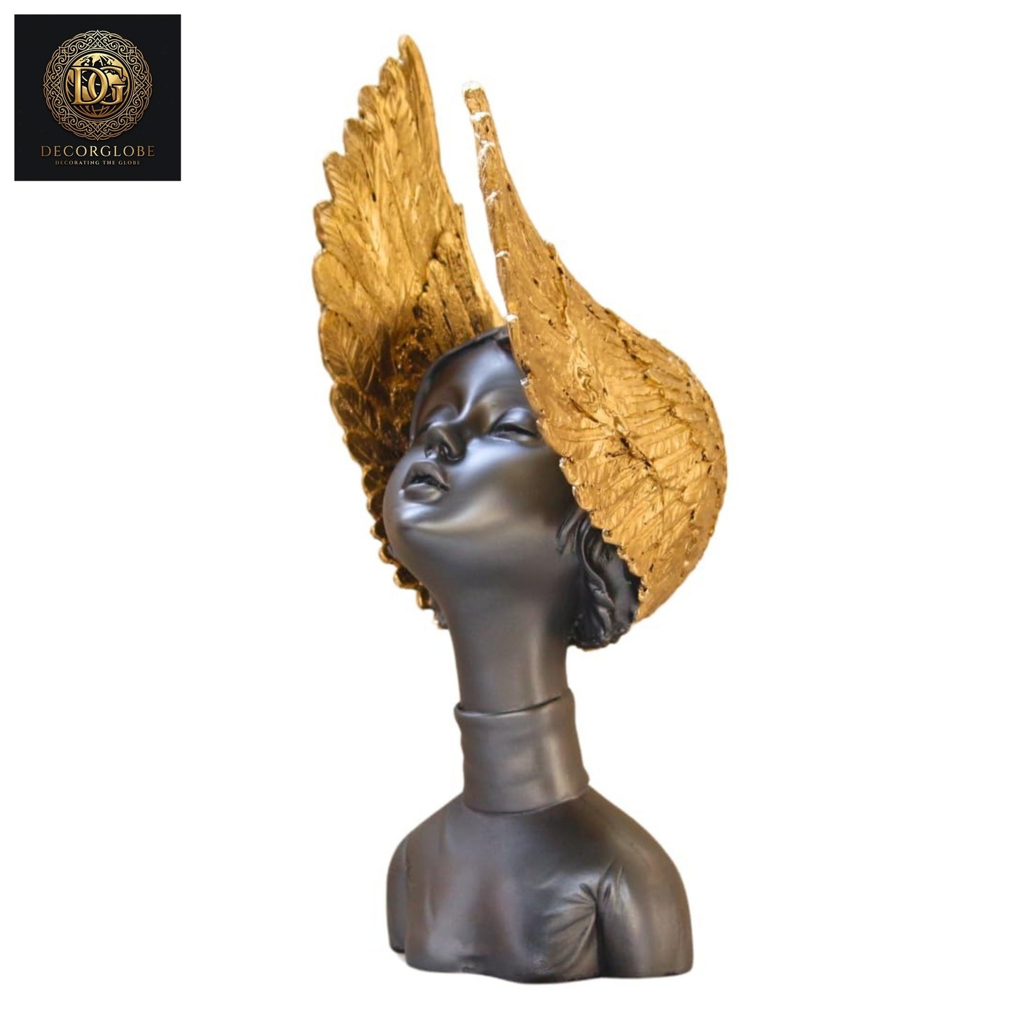 Abstract Angel Face Sculpture