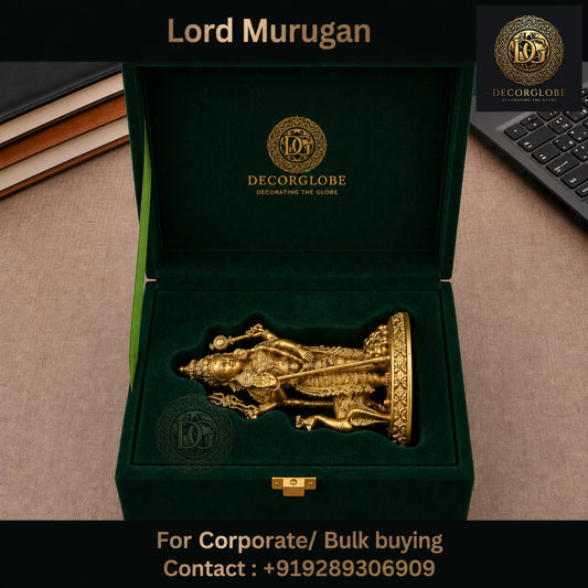 DecorGlobe Lord Murugan Idol Pack of 50 for Corporate Gifting, Wedding Return Gifts &amp; Spiritual Décor