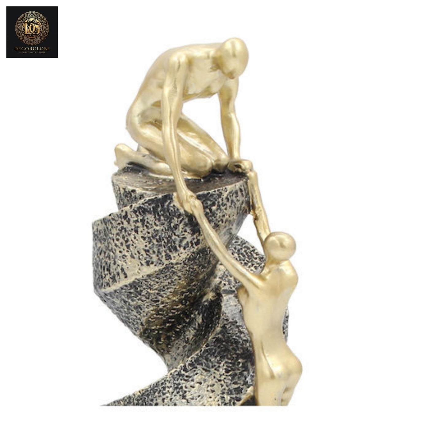 Abstract Climbing Human Sculpture