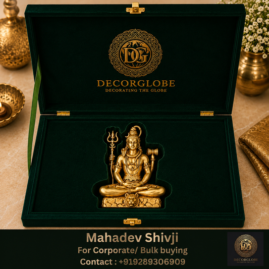 50 sets of Premium Mahadev Shivji Idol for Corporate Gifting – Luxury Spiritual Gift Box for Bulk Orders | Exclusive Corporate Gift Hamper