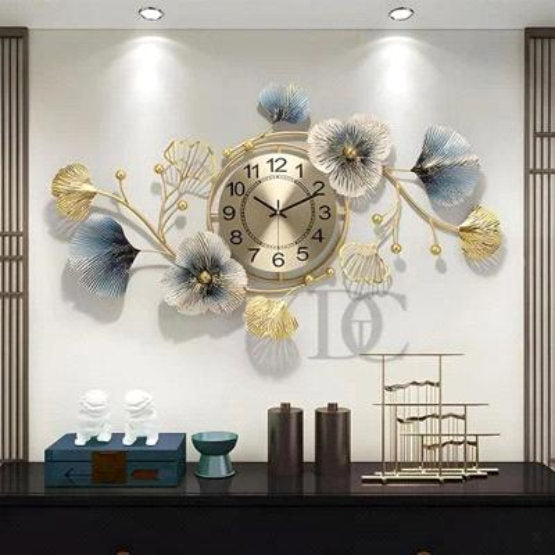 Floral Designer Wall Clock