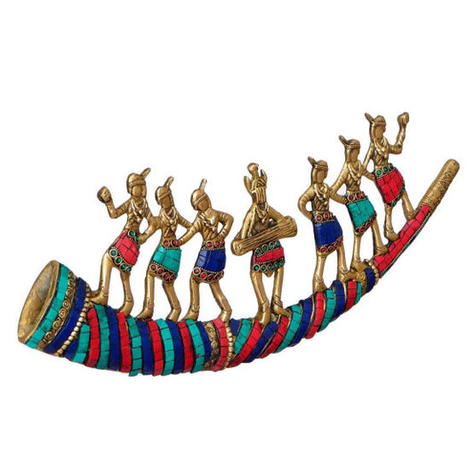 Tribal Musician Wall Hanging