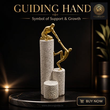 Helping Hands Abstract Sculpture – Symbolic Home & Office Decor Showpiece