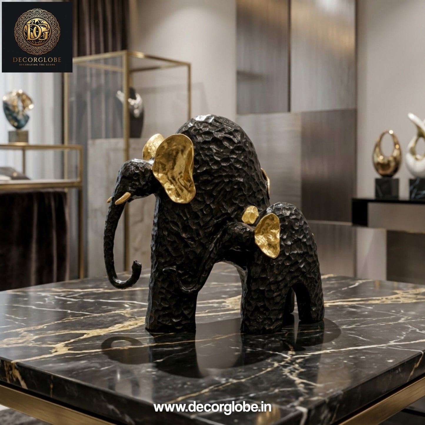 Decorative Elephant Figurine (Elegant Home Accent)