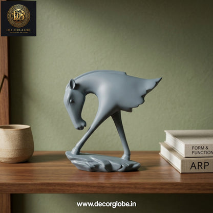 Contemporary Horse Art Figurine – Minimalist Home Styling Decor