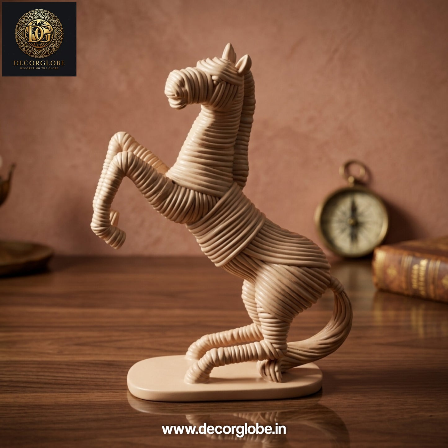Modern Rising Horse Figurine (Stylish Home Decor Accent)