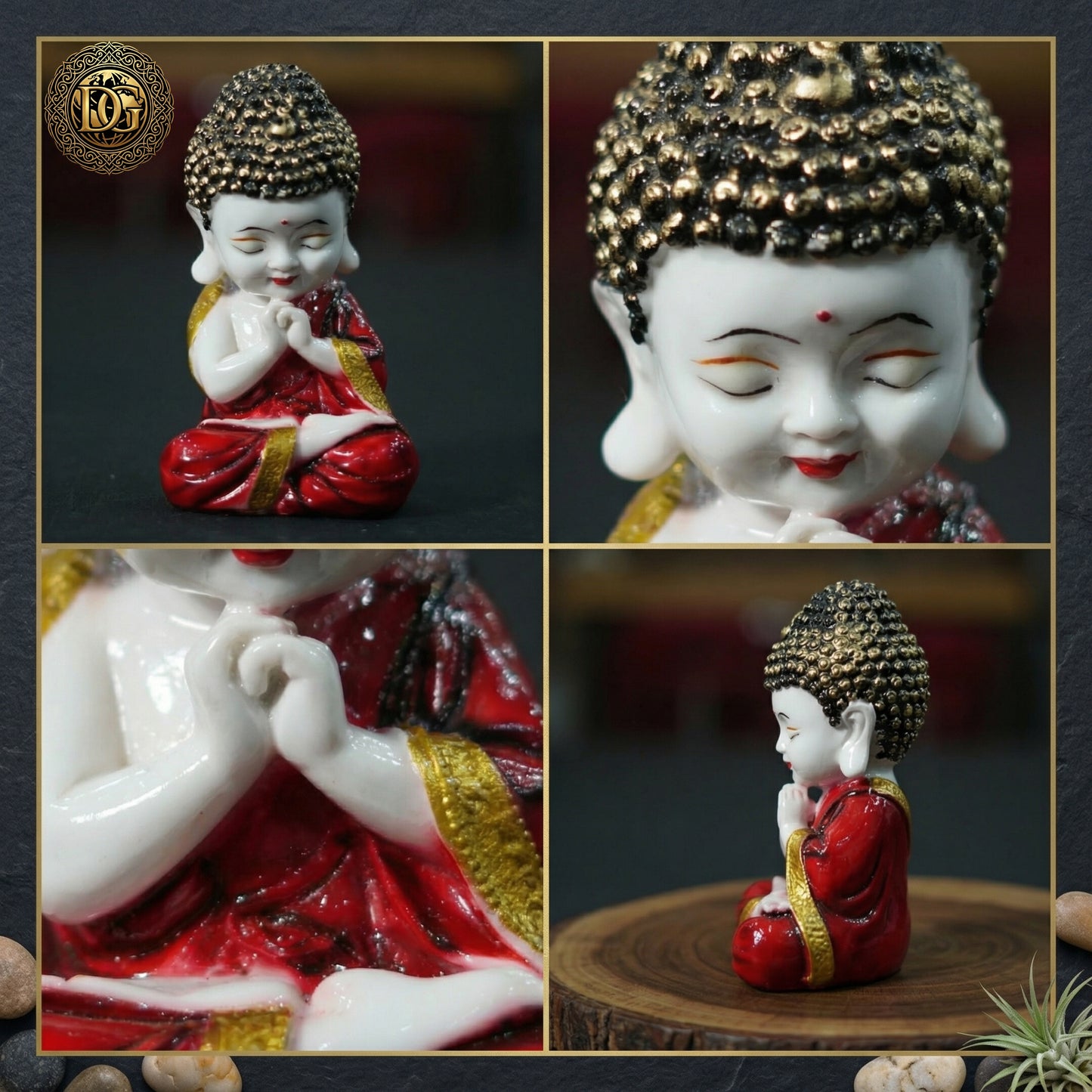 Baby Buddha  Praying Statue