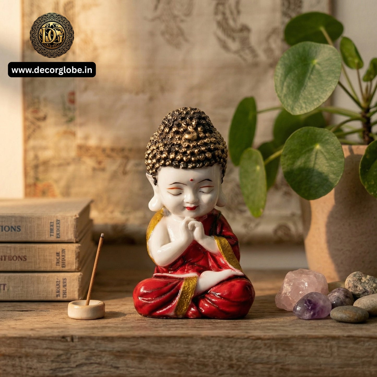 Baby Buddha  Praying Statue