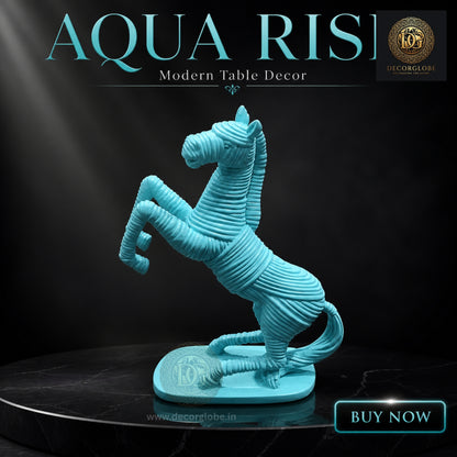 Modern Rising Horse Figurine (Stylish Home Decor Accent)