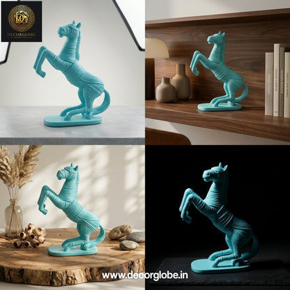 Modern Rising Horse Figurine (Stylish Home Decor Accent)