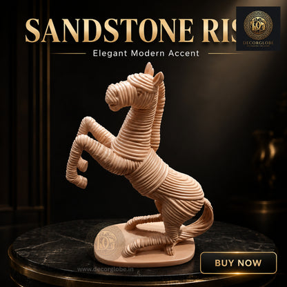 Modern Rising Horse Figurine (Stylish Home Decor Accent)