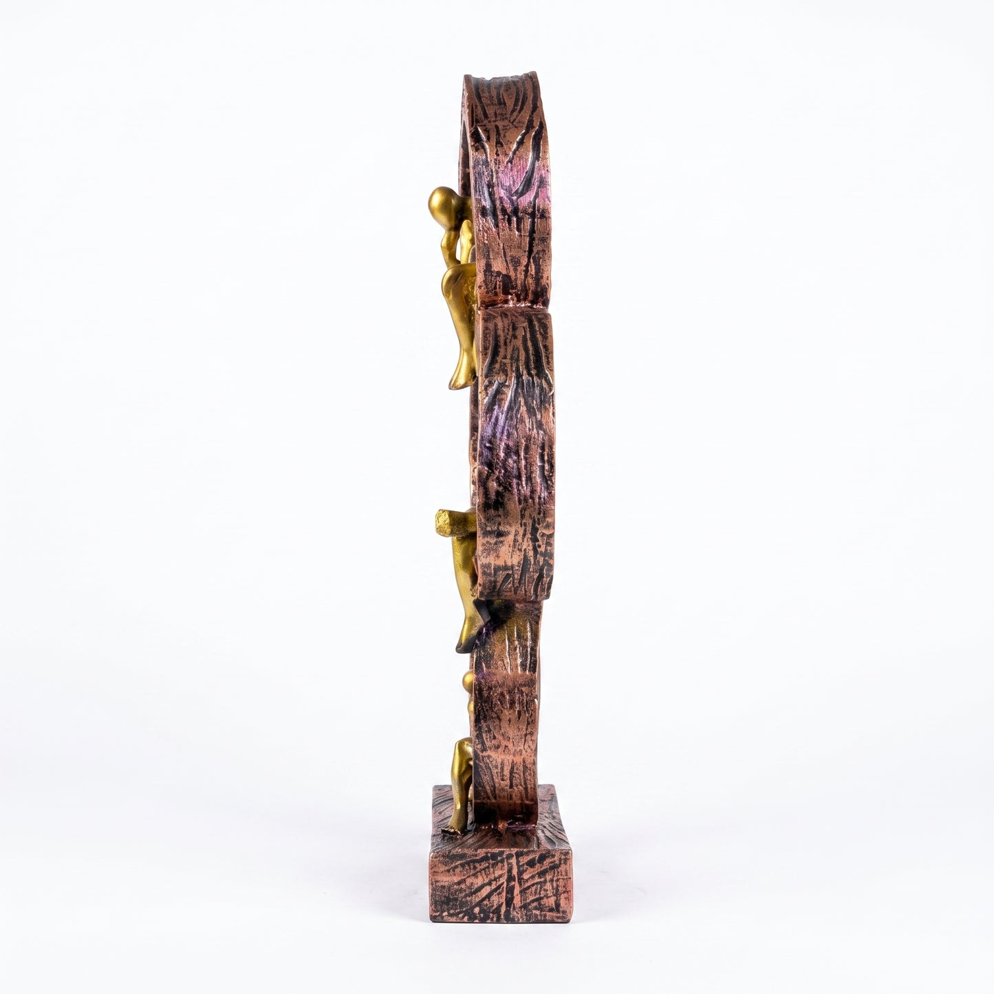 Modern Abstract Human Figurine Sculpture for Living Room – Luxury Resin Table Decor Showpiece | Contemporary Home Accent
