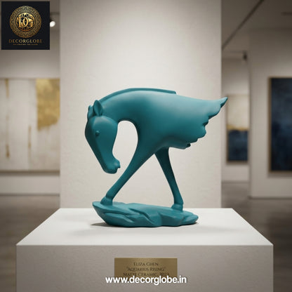 Contemporary Horse Art Figurine – Minimalist Home Styling Decor