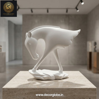 Contemporary Horse Art Figurine – Minimalist Home Styling Decor
