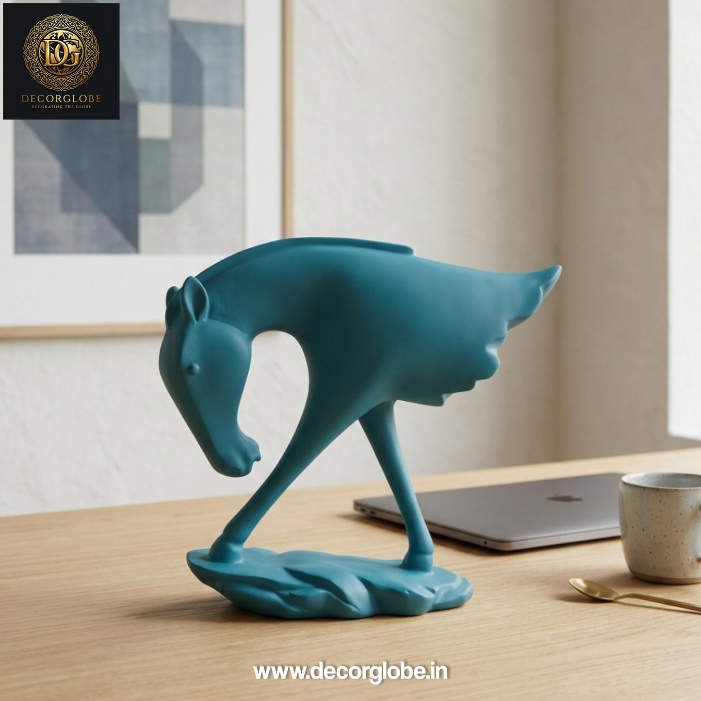Contemporary Horse Art Figurine – Minimalist Home Styling Decor