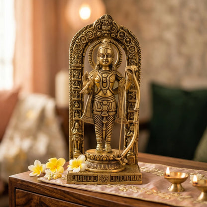 Complete Ram Lalla Brass Idol standing pose